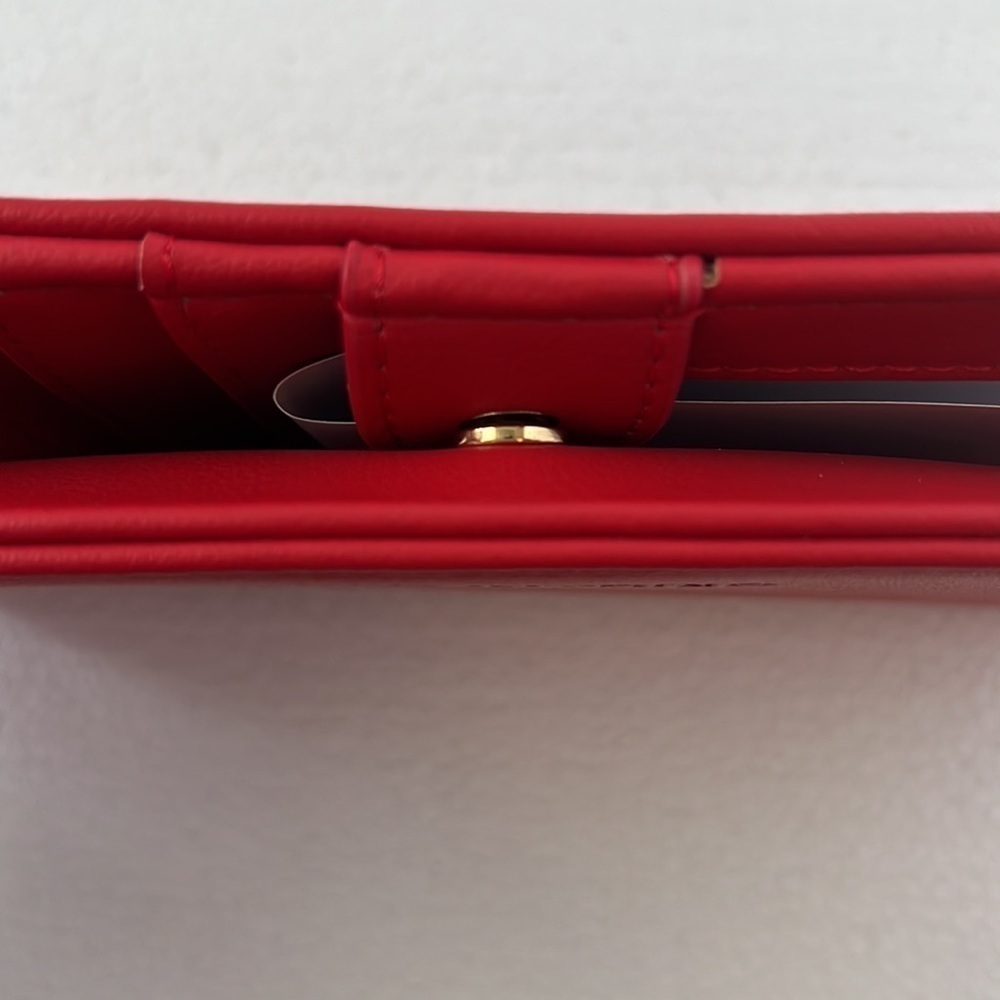 Origami Owl Red “Count Your Blessings” Snap Closure Wallet - Picture 5 of 13